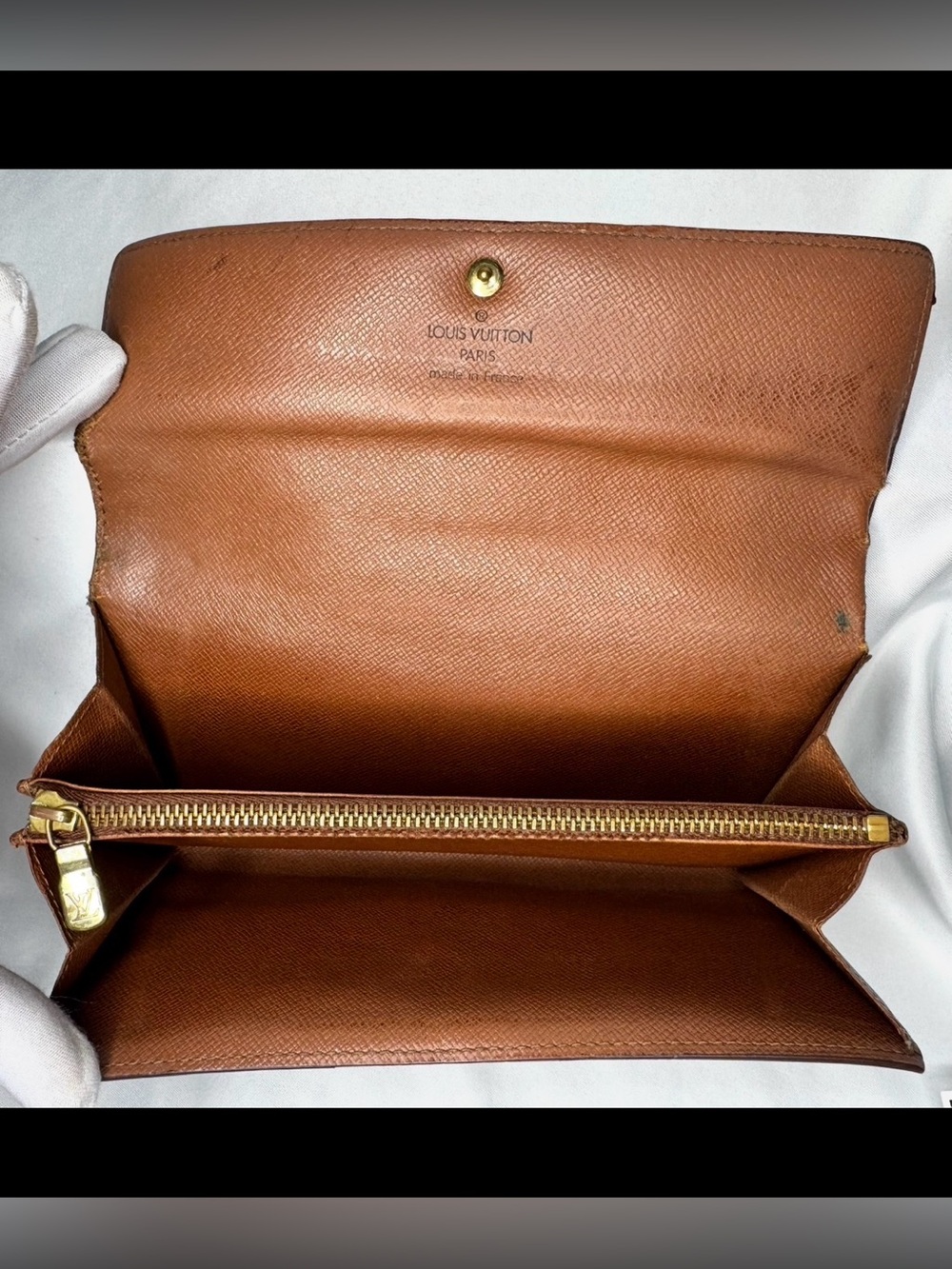 Louis Vuitton Authentic Vintage Monogram Sarah Wallet 1999! w/ COA!! - Picture 9 of 17
